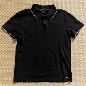A.P.C. Pique Polo Black Men's Size Medium Made in Portugal